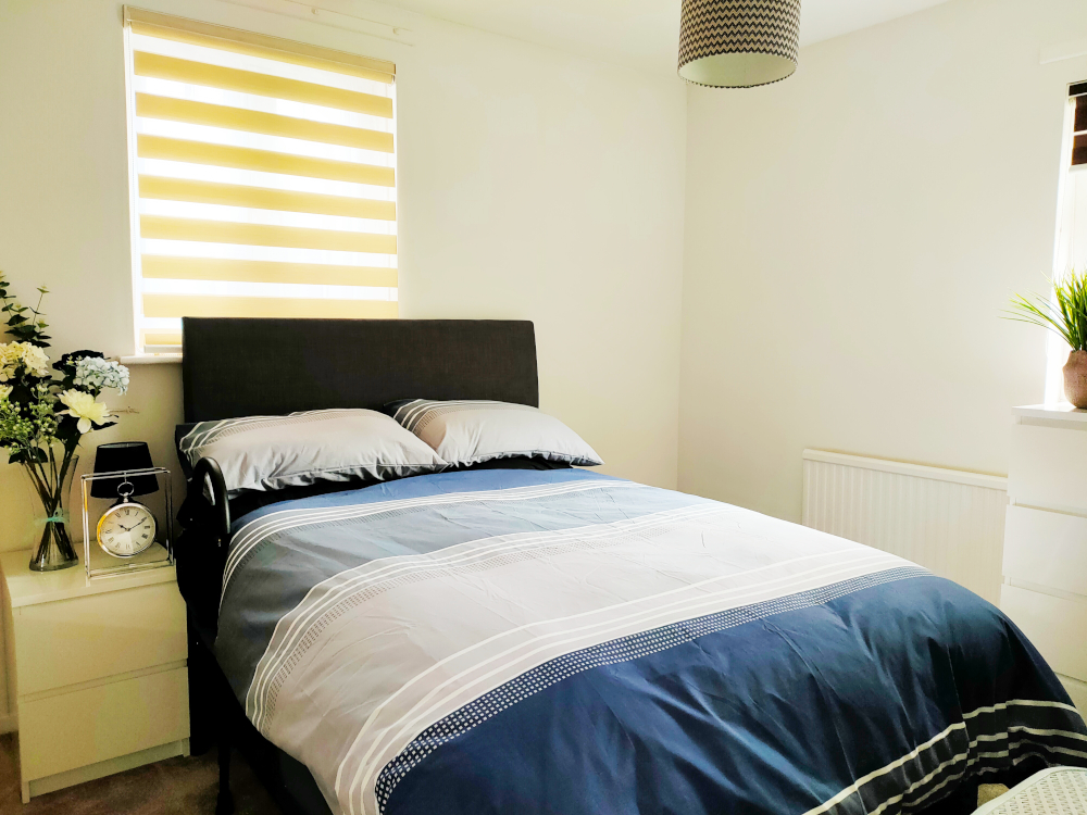 Bright and spacious modern bedroom at St Mary's House