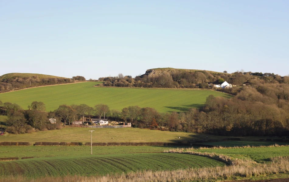 A view of the landscape from Hope Bank View