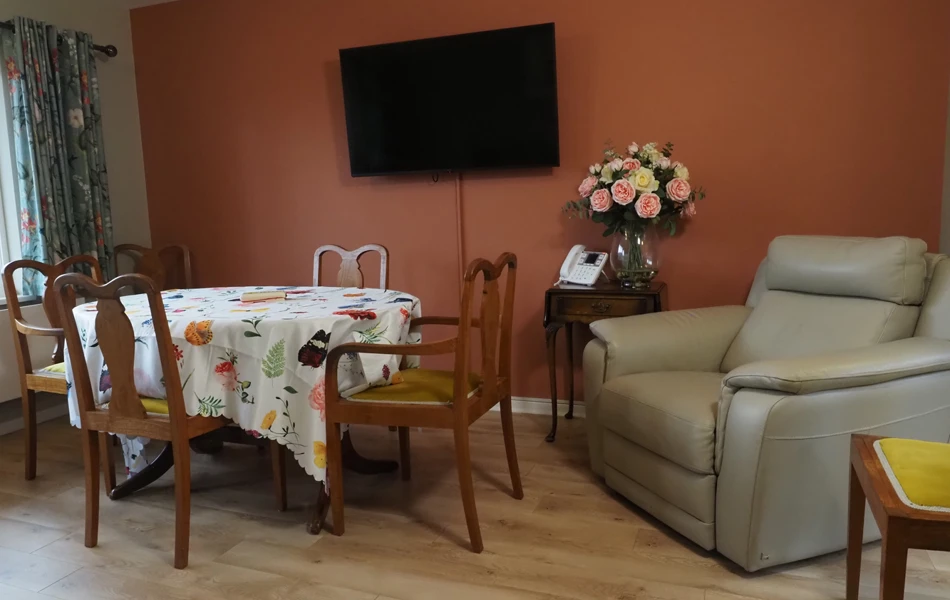 Dining table and armchair, Friars Mead, WD4 8DR