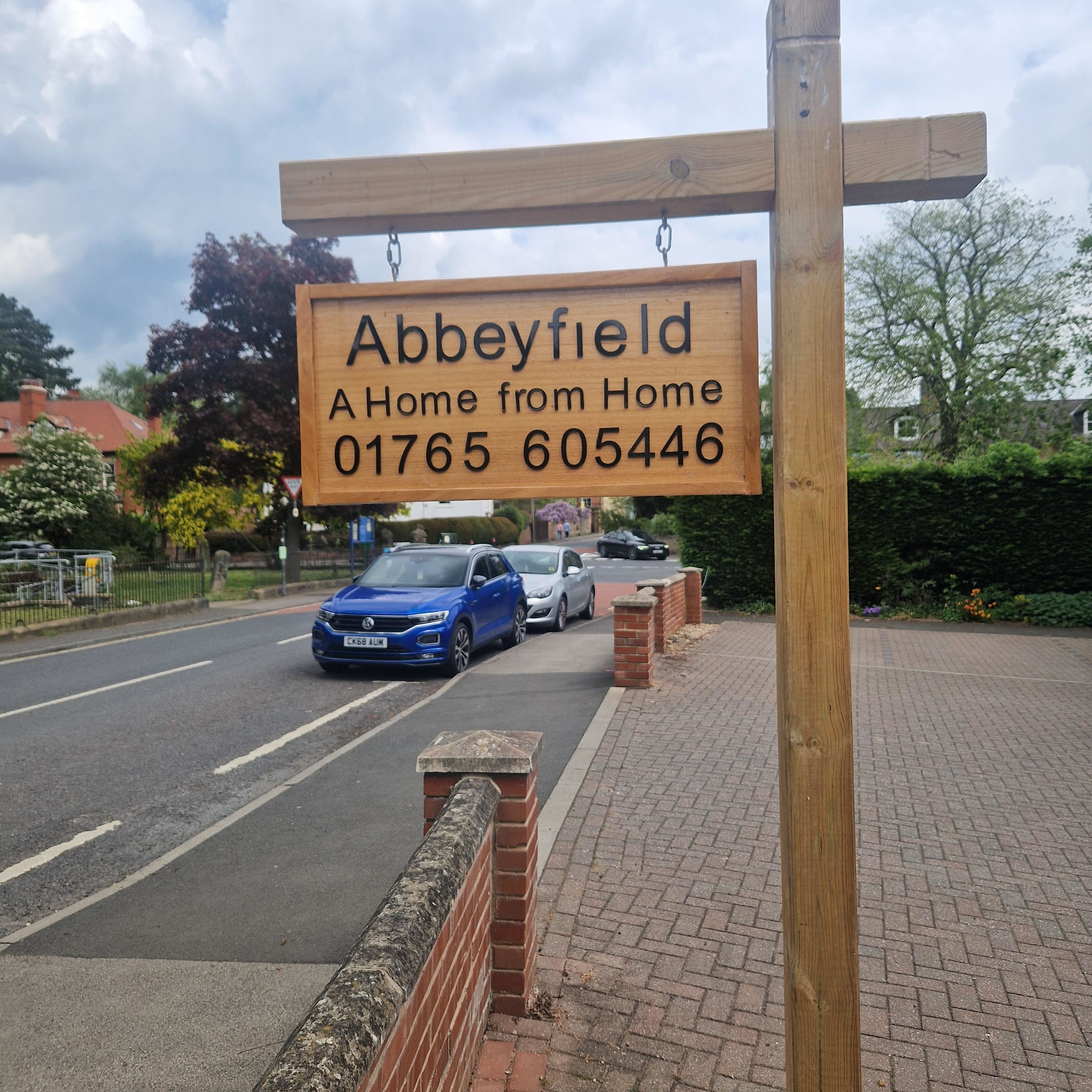 House Sign, Abbeyfield House, Ripon, HG4 2ES (1)