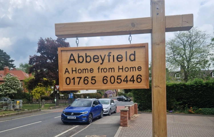House Sign, Abbeyfield House, Ripon, HG4 2ES (1)