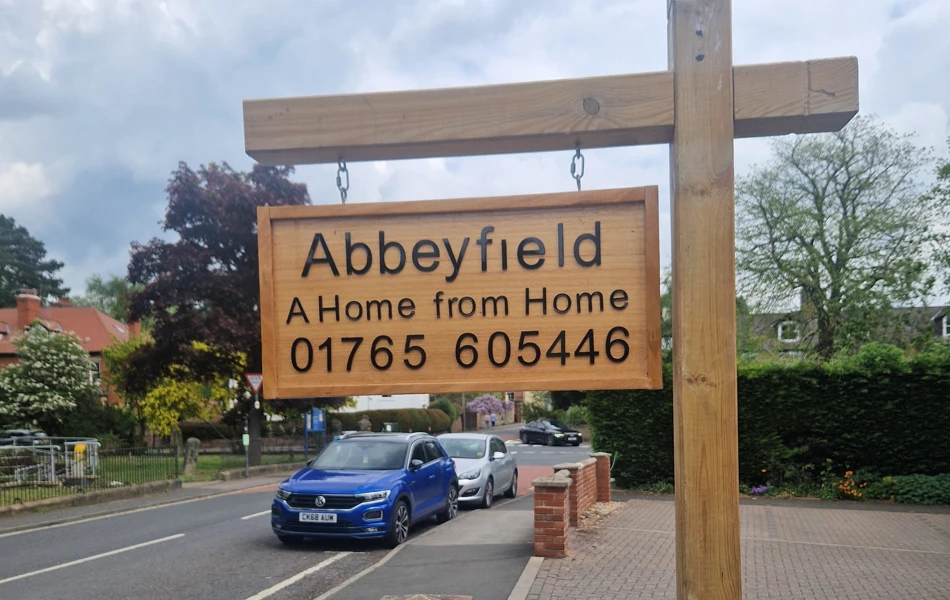 House Sign, Abbeyfield House, Ripon, HG4 2ES (1)