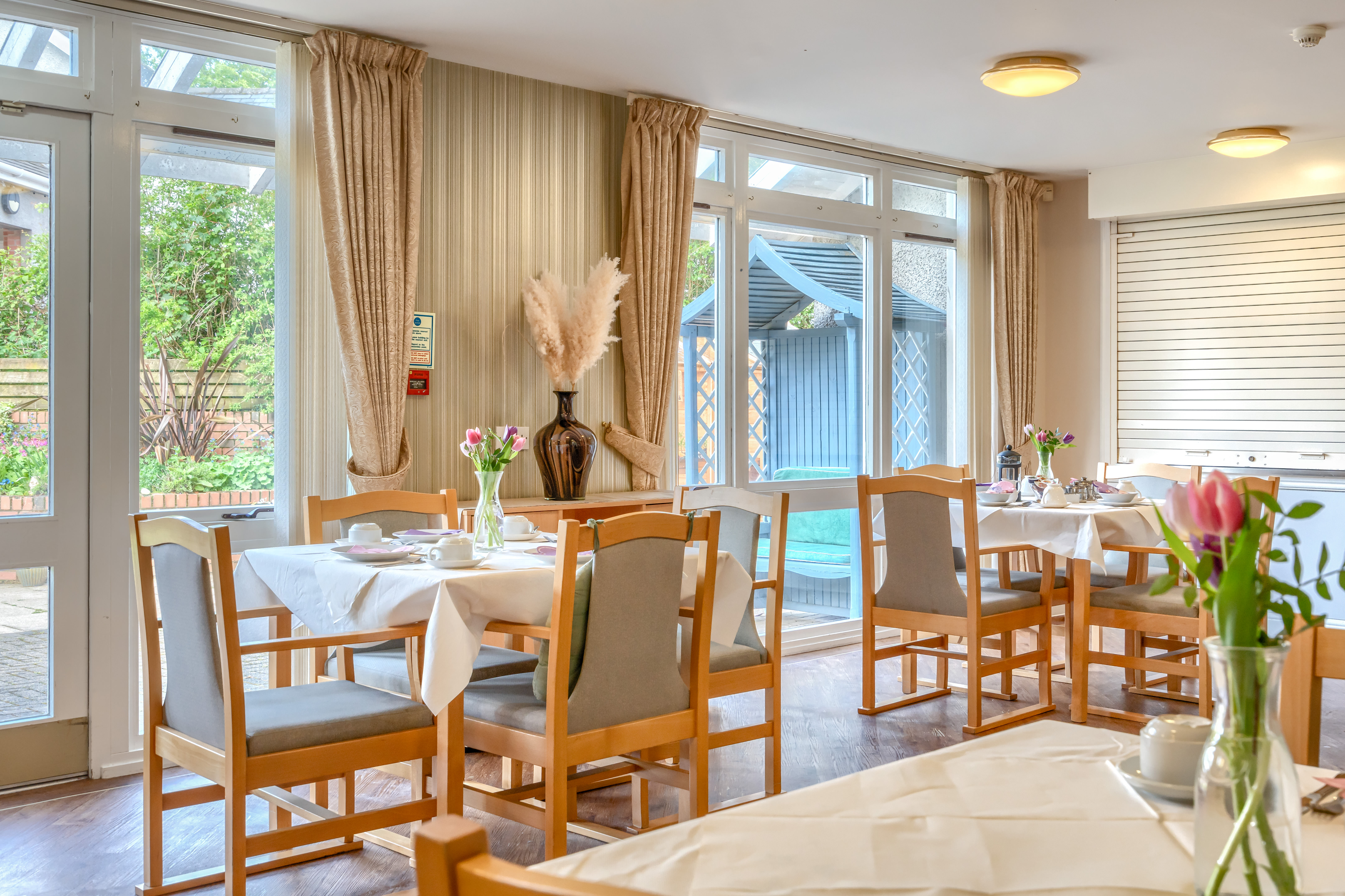 Communal Dining Room At Bradbury House