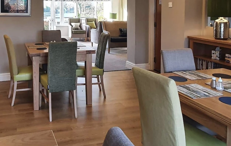 The dining room of Abbeyfield House, Garstang PR3 1PA (3)