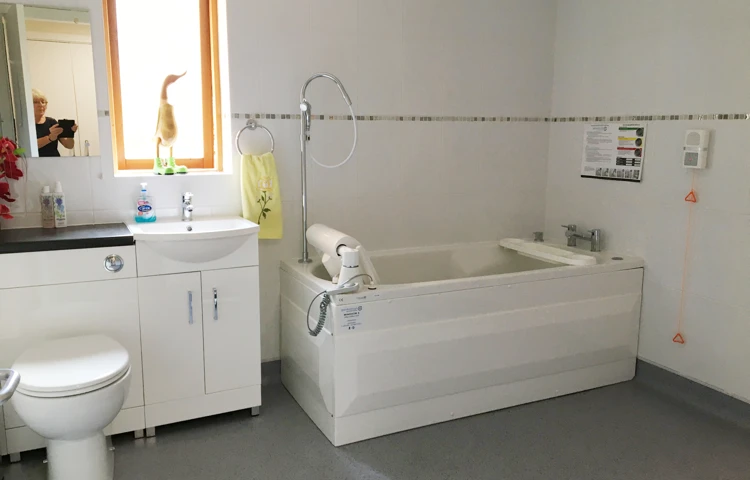 Assisted bathroom at Rider House, Loughton IG10 4LT