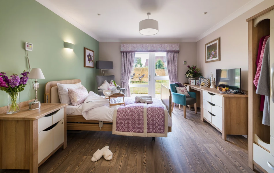 Experience the comfort of home at Speedwell Court, a leading care home in Southampton. Our spacious bedrooms offer a peaceful retreat for our residents.jpg