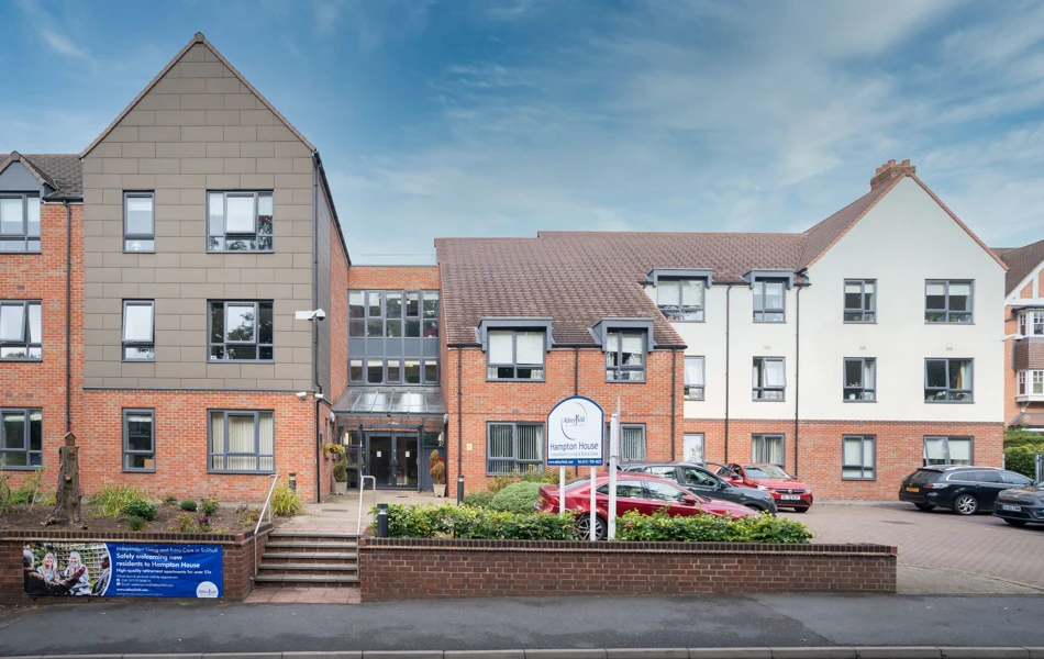 Front elevation of Hampton House, Solihull B91 2QT