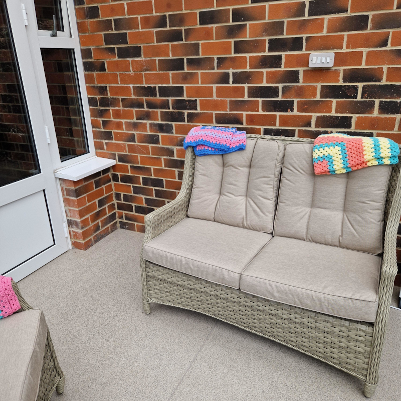 Seating Area In Conversatory Overlooking The Beautiful Garden