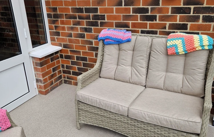 Seating Area In Conversatory Overlooking The Beautiful Garden