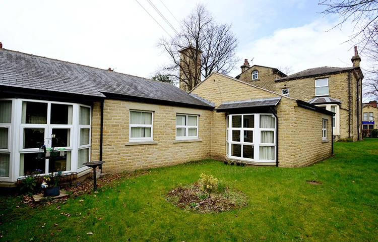 The rear garden of Kirkview, Shipley BD18 3LU