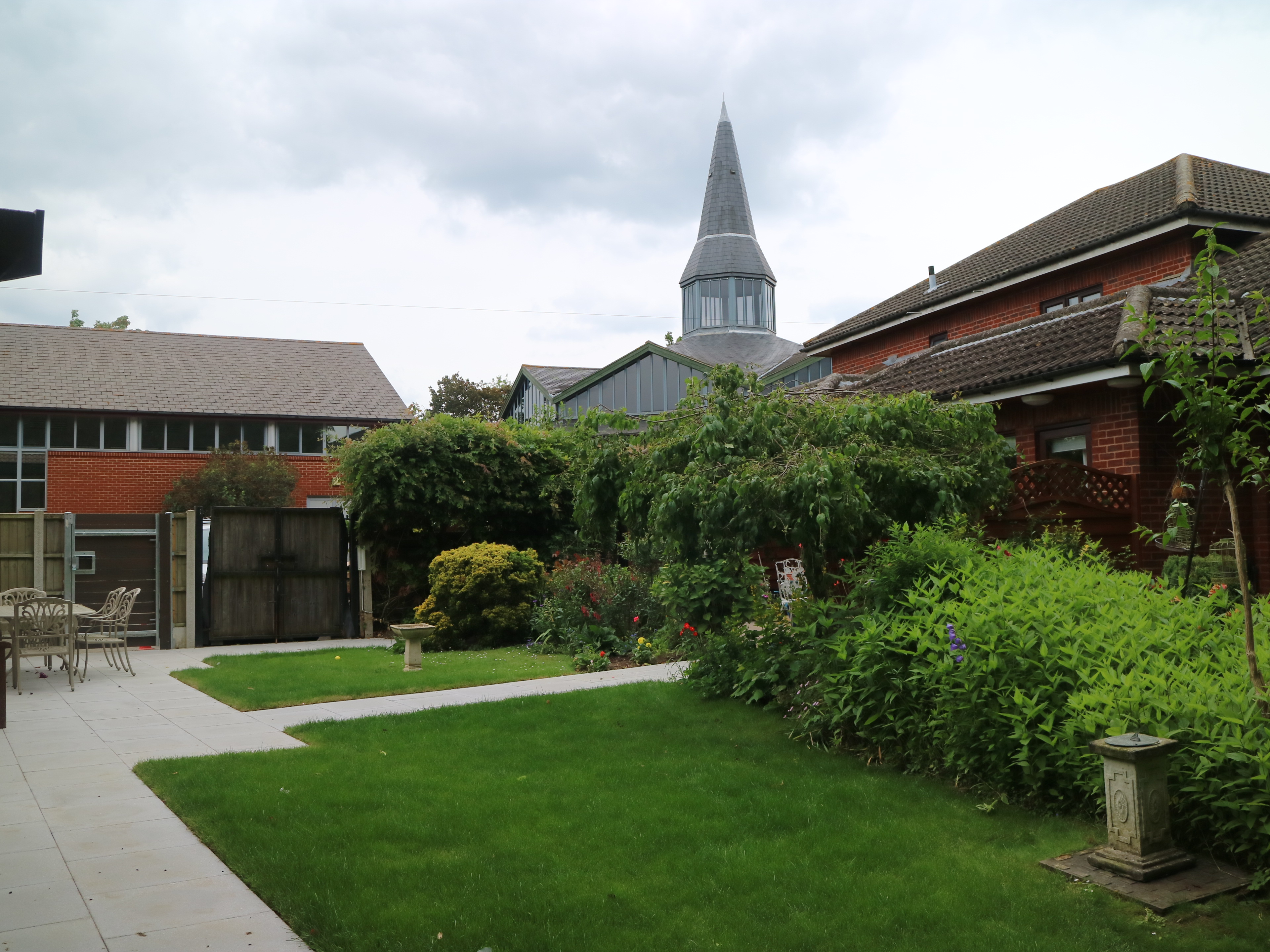 Lawn And Patio At Archer House, Billericay CM12 9LD
