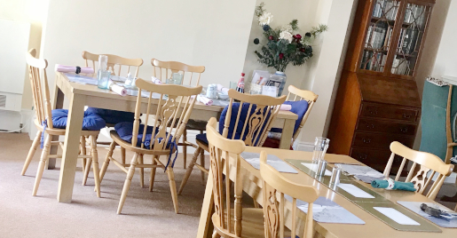 Dining room of Abbeyfield House, Sherborne DT9 4HA (1)