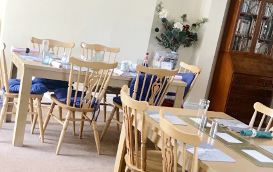 Dining room of Abbeyfield House, Sherborne DT9 4HA (1)