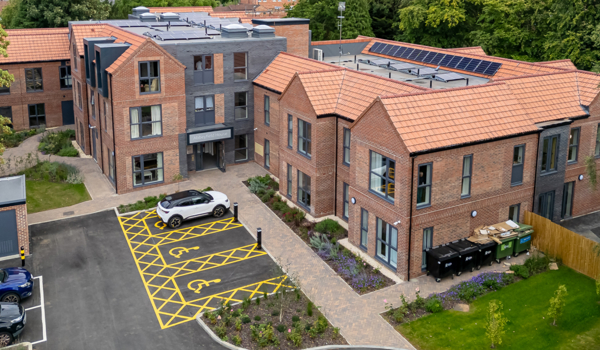 Aerial View Of Abbeyfield House (IL), York Y024 1LL