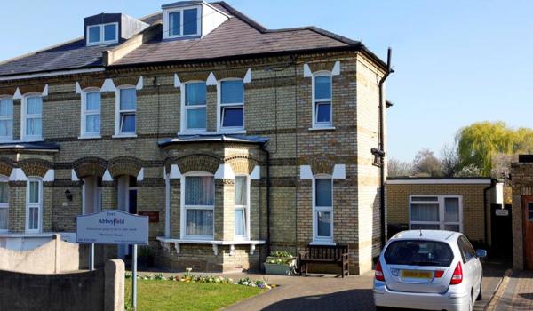 Front entrance of Wendover House, a supported house for older people