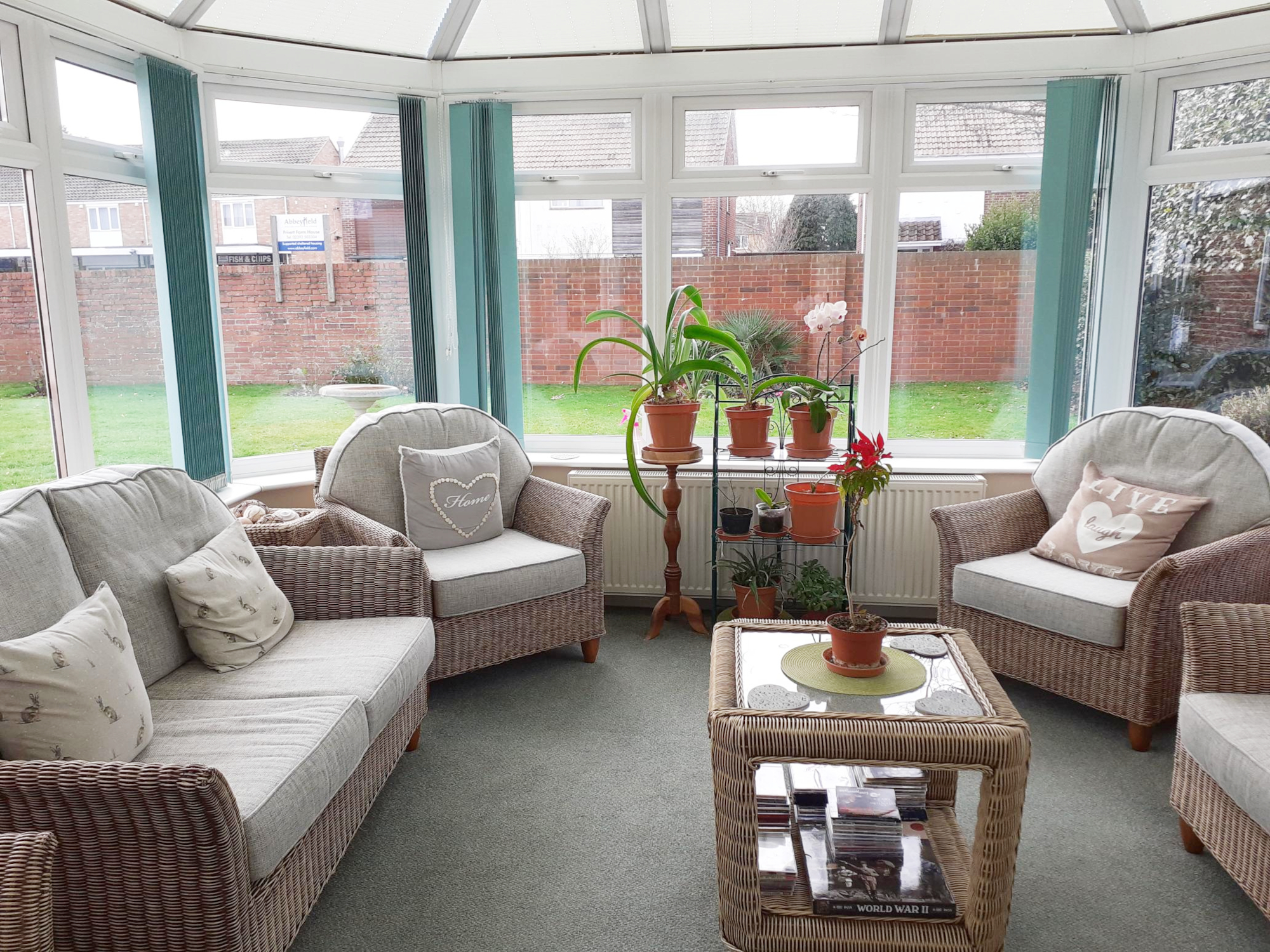 Bright And Spacious Conservatory Where Residents Can Relax And Socialise