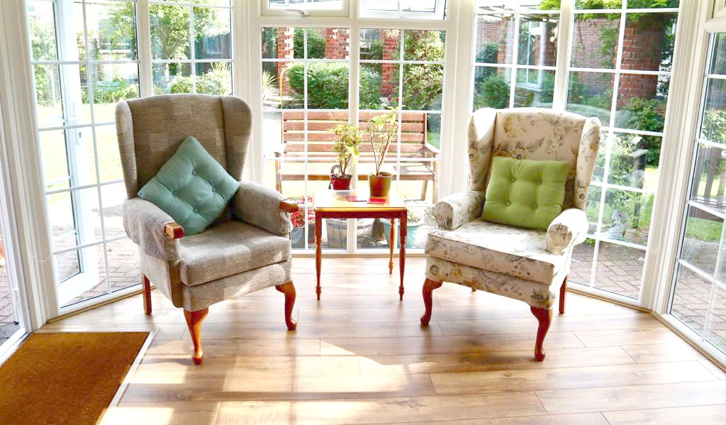 Bright And Sunny Communal Lounge Where Residents Can Relax And Catch Up With Friends And Family