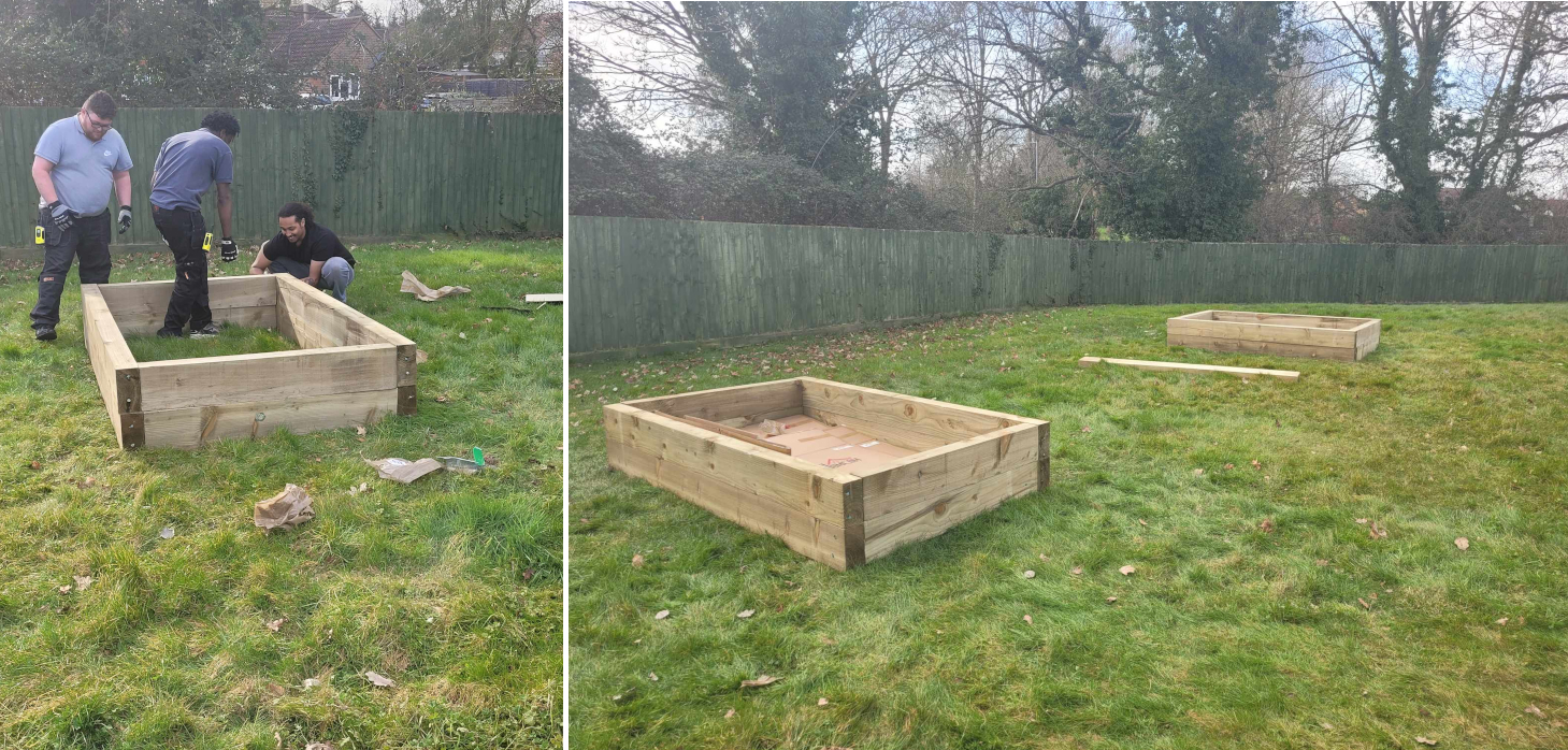 Work Underway At Winnersh To Get The Allotment Built