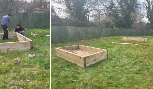 Work Underway At Winnersh To Get The Allotment Built